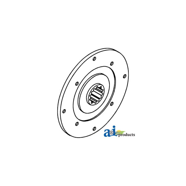 Disc, PTO Clutch, Bonded 7.4" x7.5" x1.4"